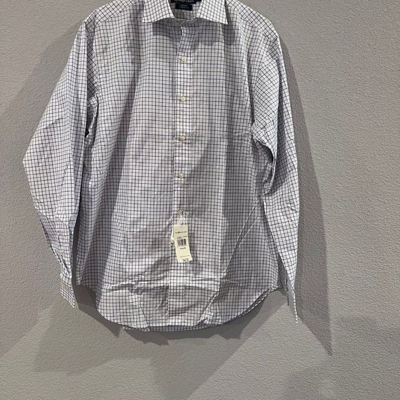 Polo by Ralph Lauren Men's Long Sleeve Check Shirt White Size 16 - Picture 1 of 3